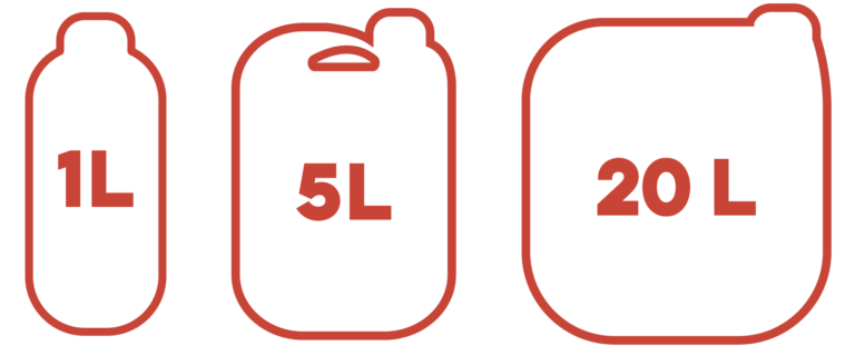 1L, 5L y 20L