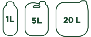 1L, 5L y 20L