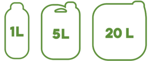 1L, 5L y 20L